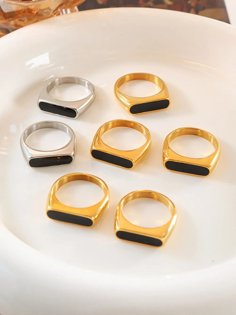 French fashion exaggerated element ring