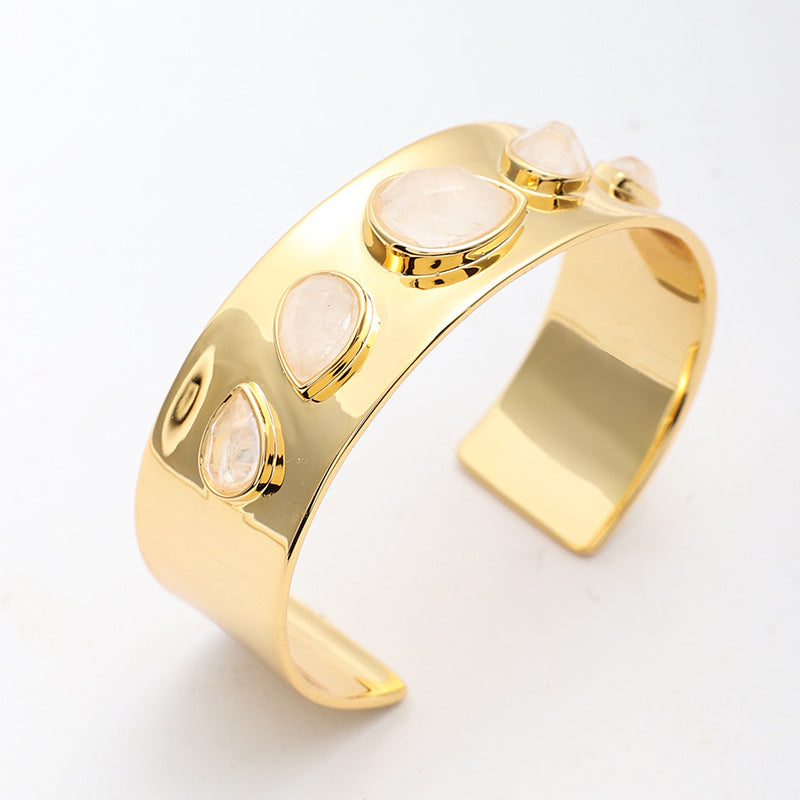 Classic crystal cashemire water drop ring