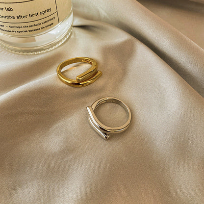 Creative versatile metal texture ring